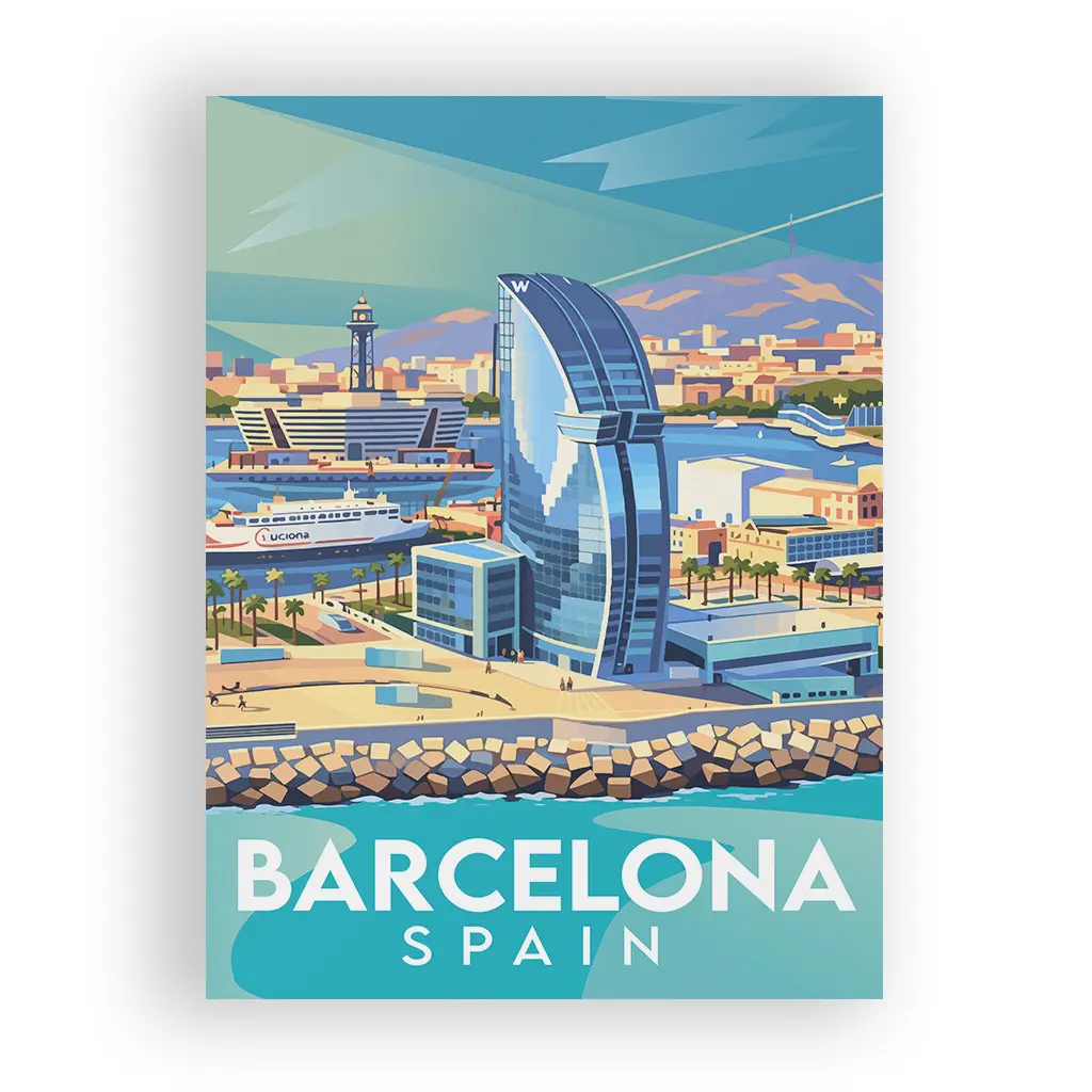 barcelona alu_ohnerahmen