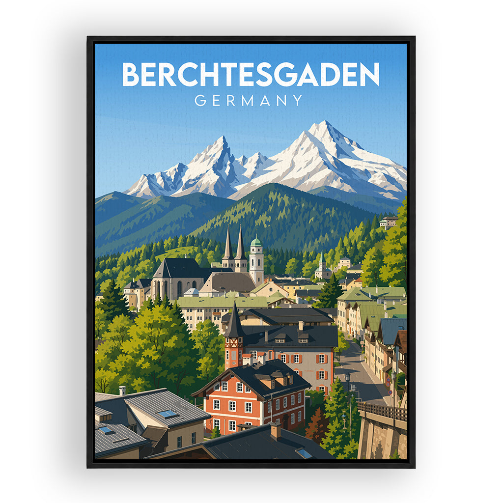 berchtesgaden leinwand_rahmen_schwarz