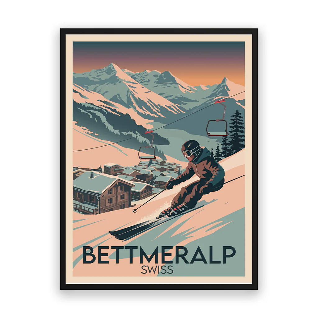 bettmeralp poster_rahmen_schwarz