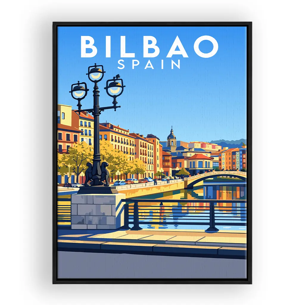 bilbao leinwand_rahmen_schwarz