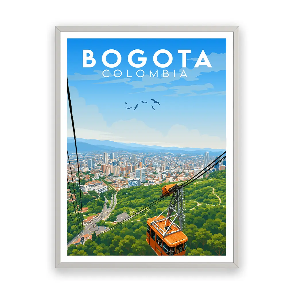 bogota poster_rahmen_weiss