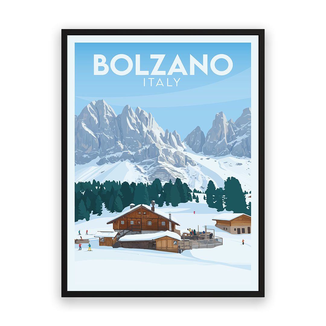 Bolzano Italien Kunstdruck