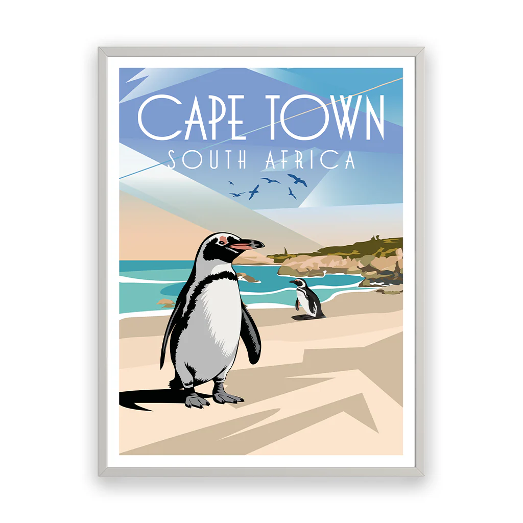 capetown poster_rahmen_weiss