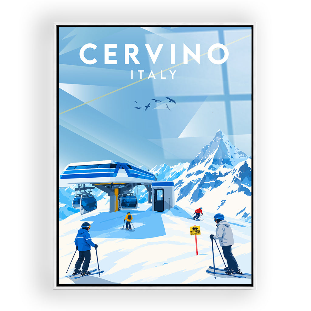 cervino acryl_rahmen_weiss