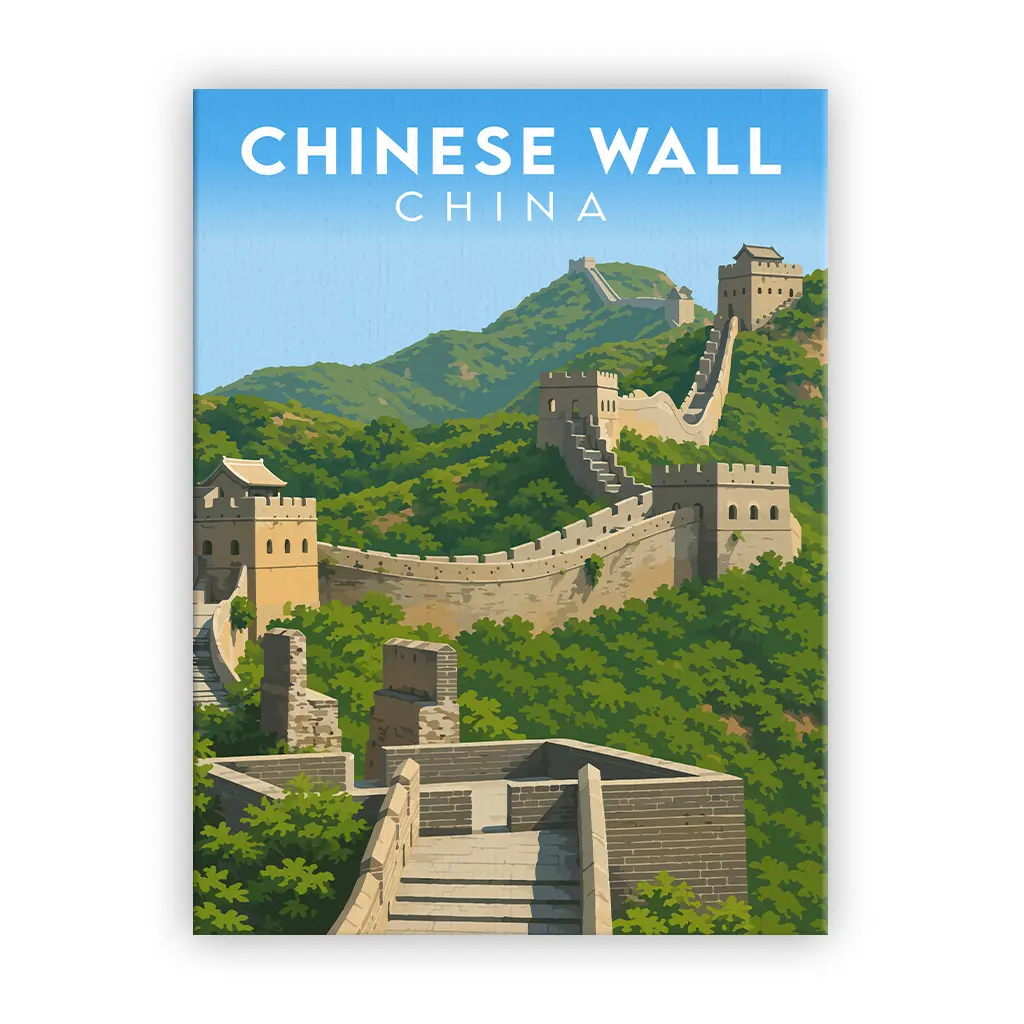 chinese-wall leinwand_ohnerahmen