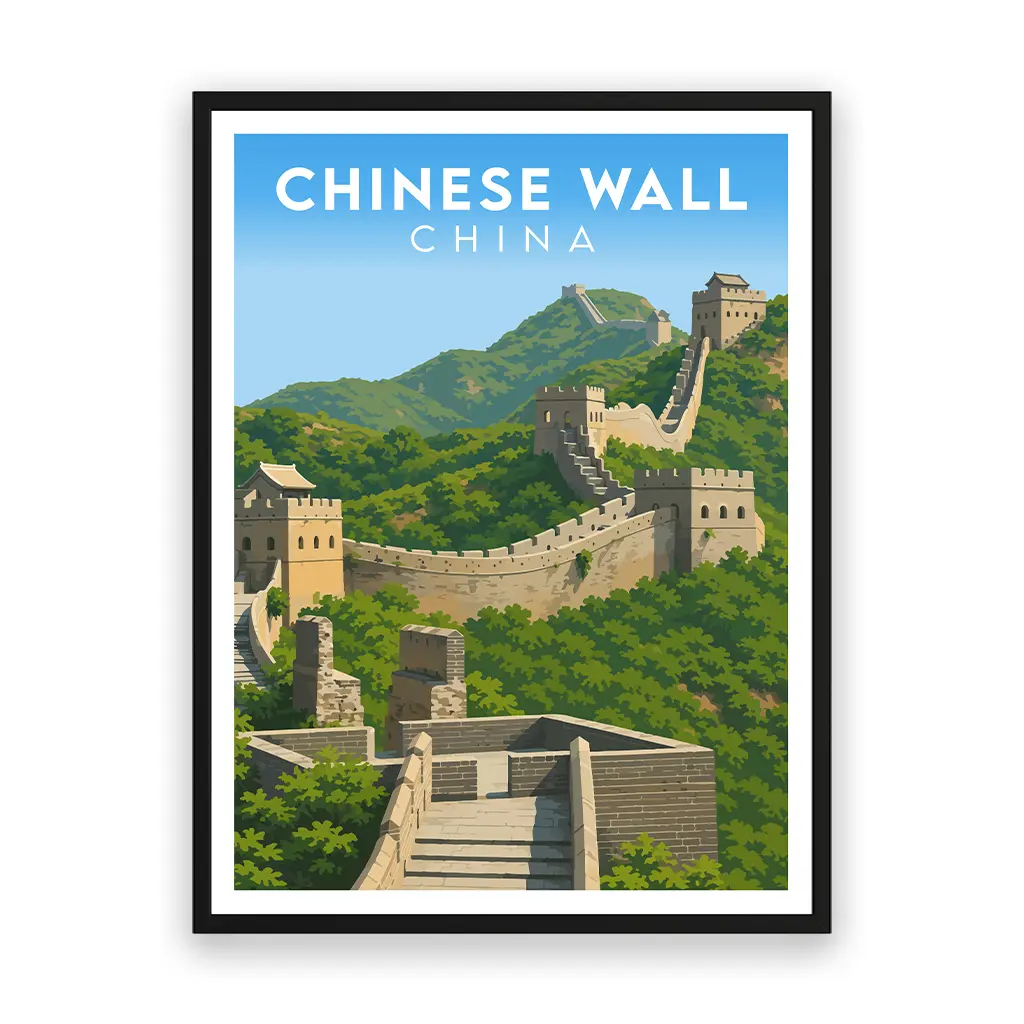 chinese-wall poster_rahmen_schwarz