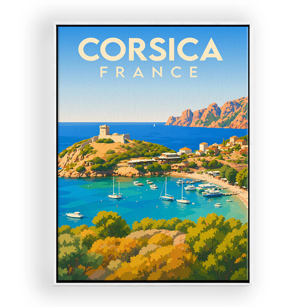 corsica leinwand_rahmen_weiss