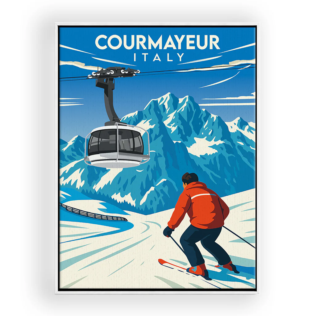 courmayeur leinwand_rahmen_weiss