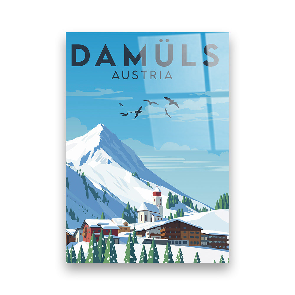 Damüls Österreich Acryldruck