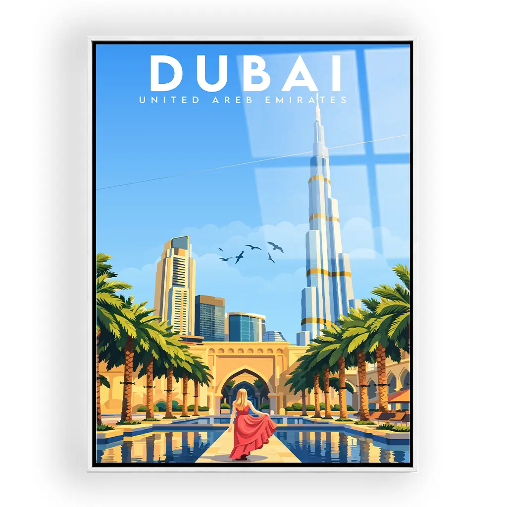 dubai acryl_rahmen_weiss