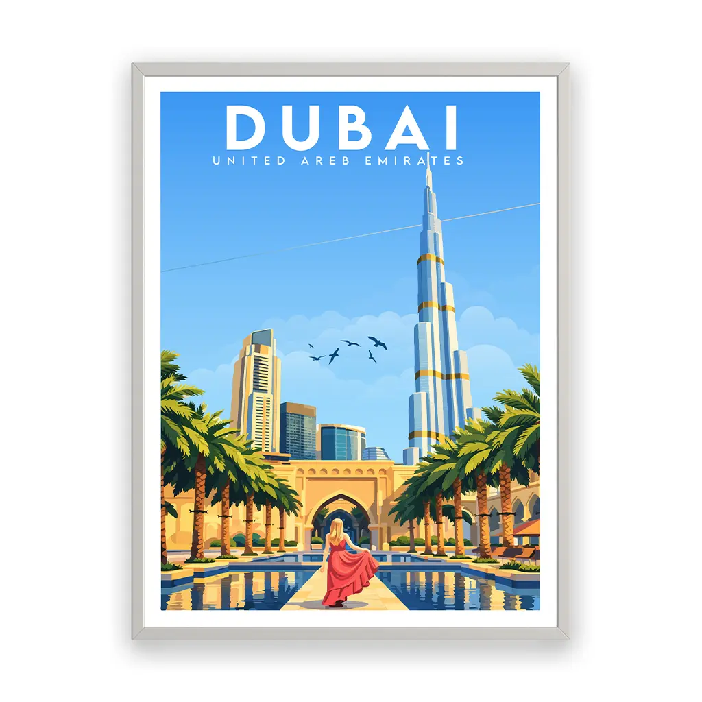 dubai poster_rahmen_weiss