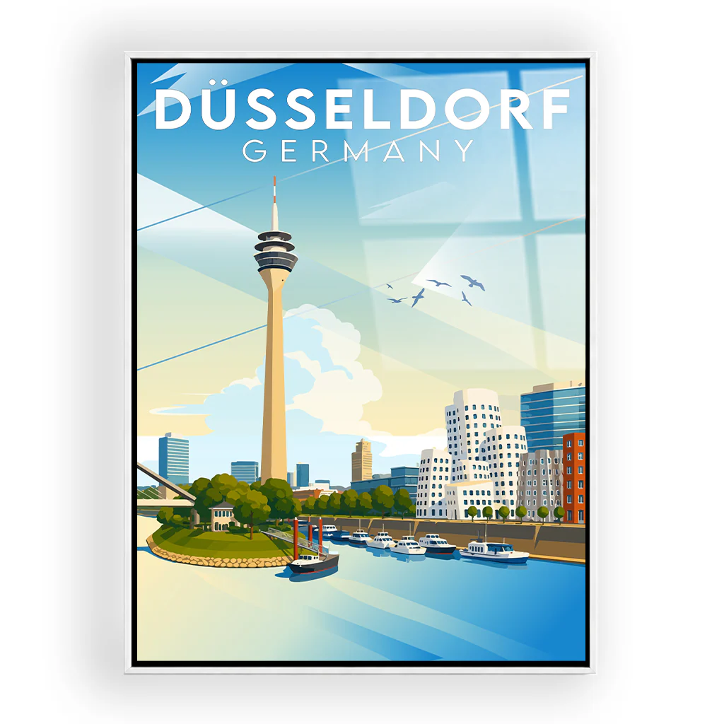 duesseldorf acryl_rahmen_weiss