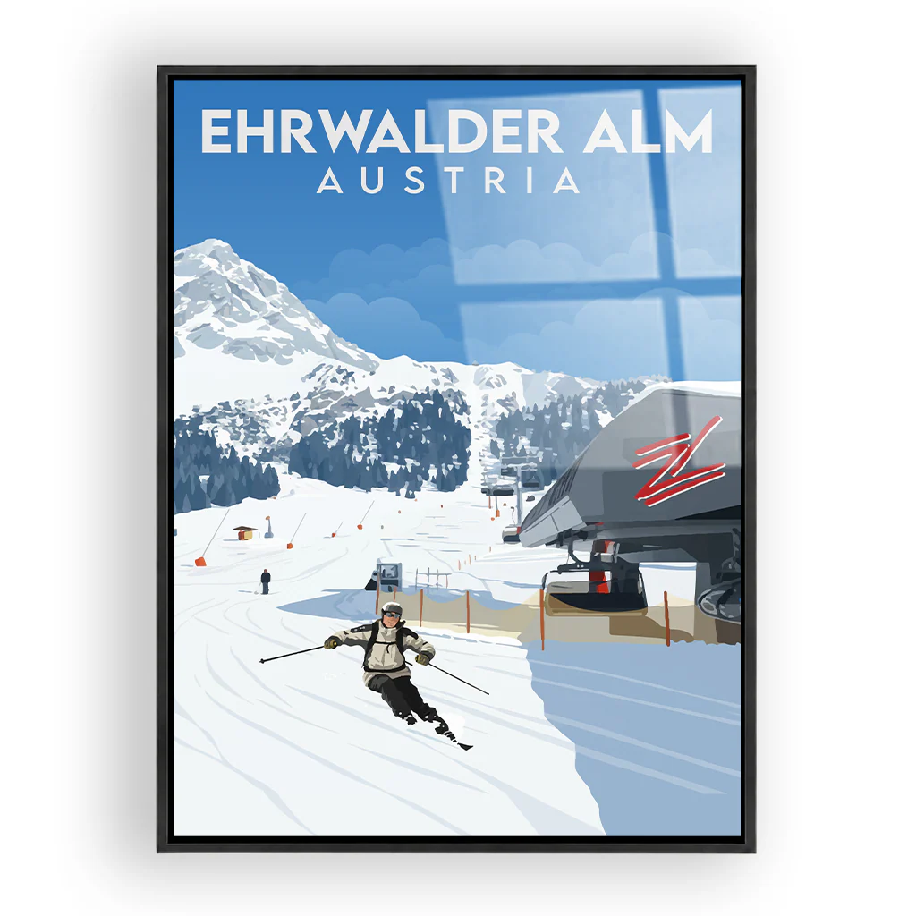 ehrwalder-alm acryl_rahmen_schwarz