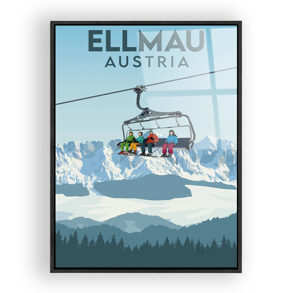 ellmau acryl_rahmen_schwarz
