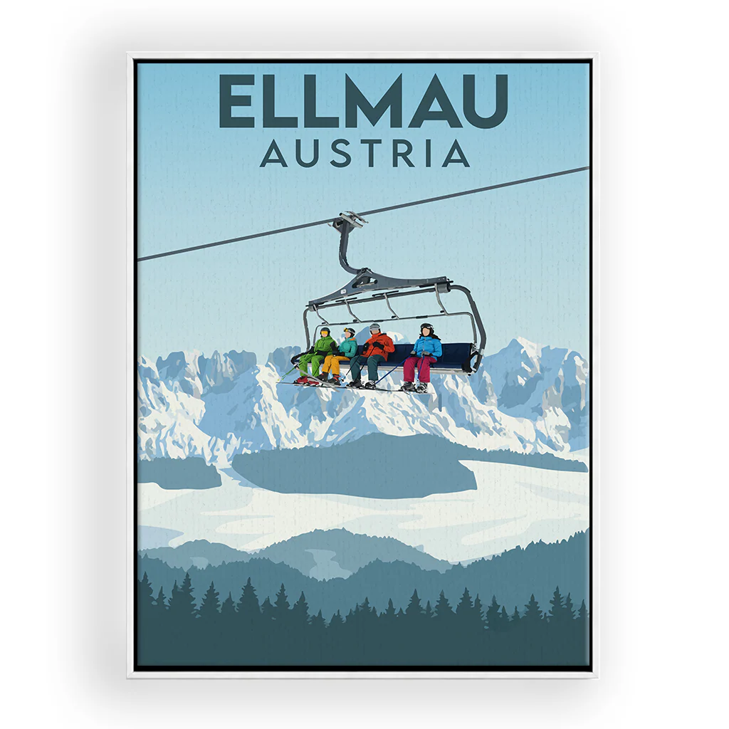 ellmau leinwand_rahmen_weiss