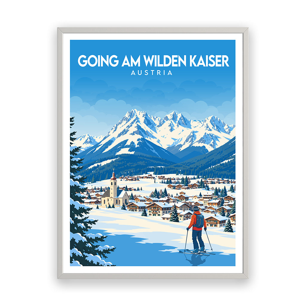 going-am-wilden-kaiser poster_rahmen_weiss