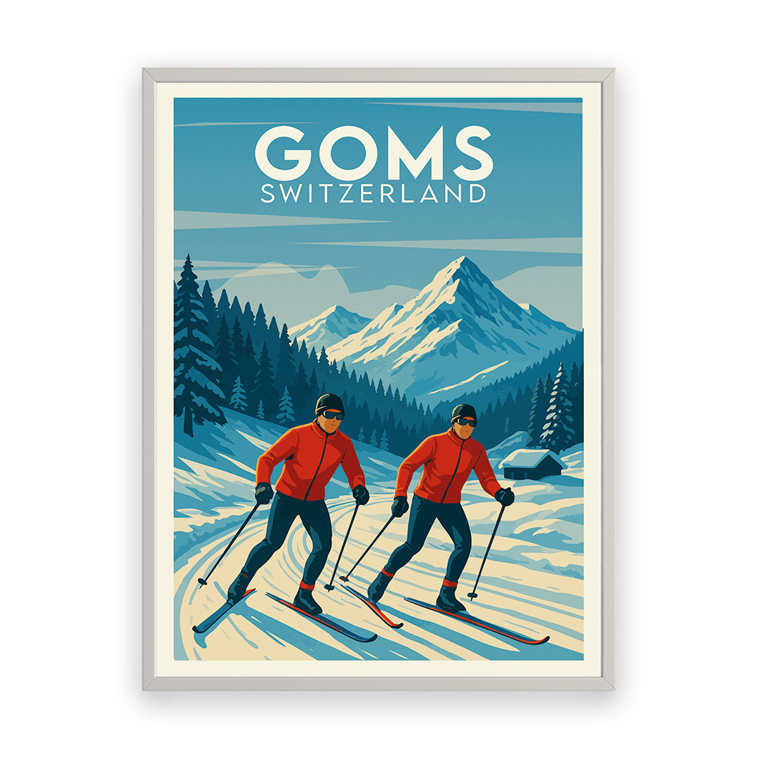 Goms Schweiz Kunstdruck