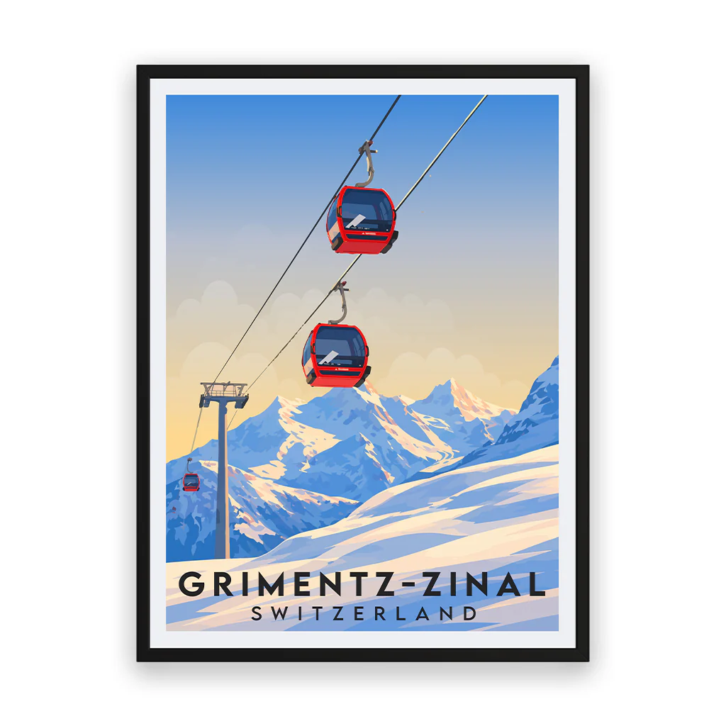 grimentz-zinal poster_rahmen_schwarz