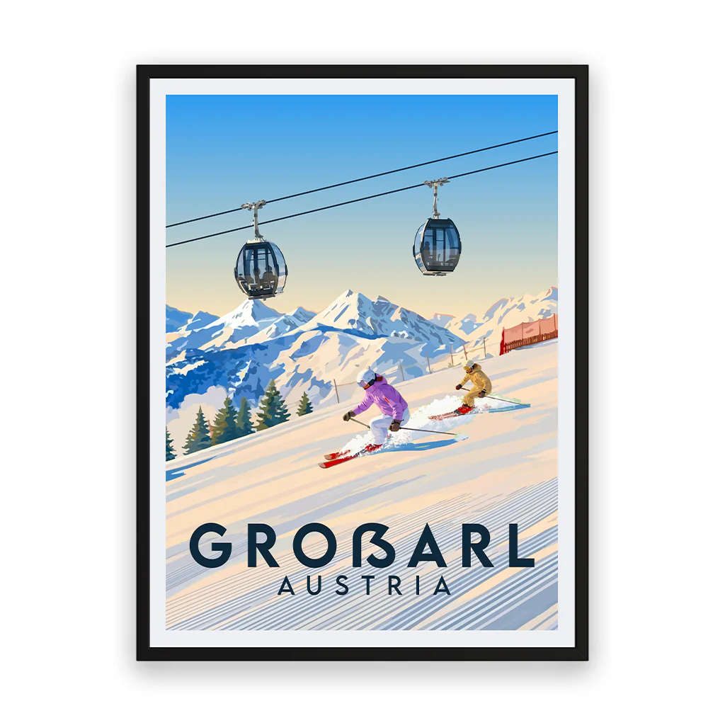 grossarl poster_rahmen_schwarz