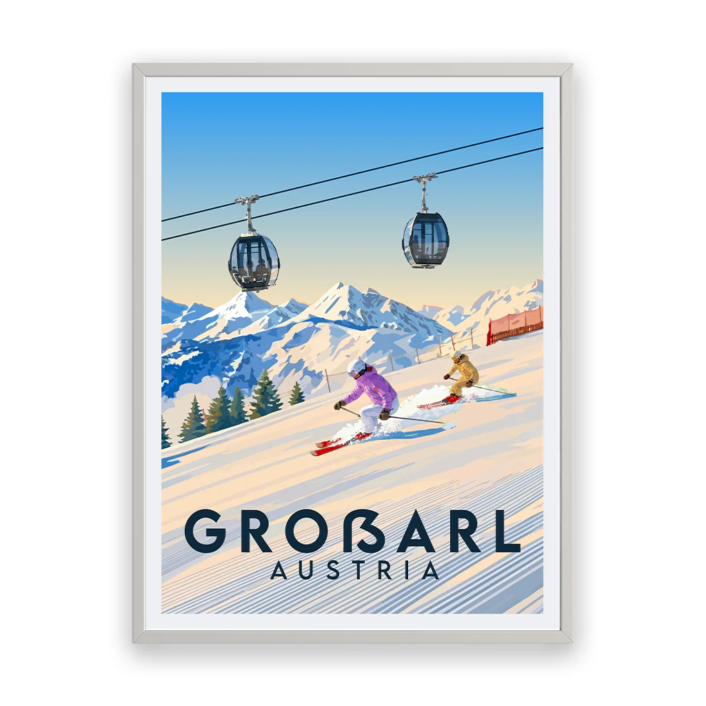grossarl poster_rahmen_weiss