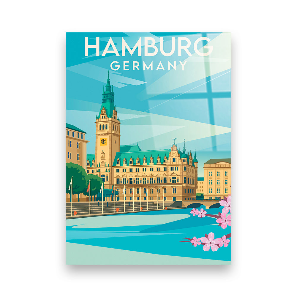 Hamburg Deutschland Acryldruck
