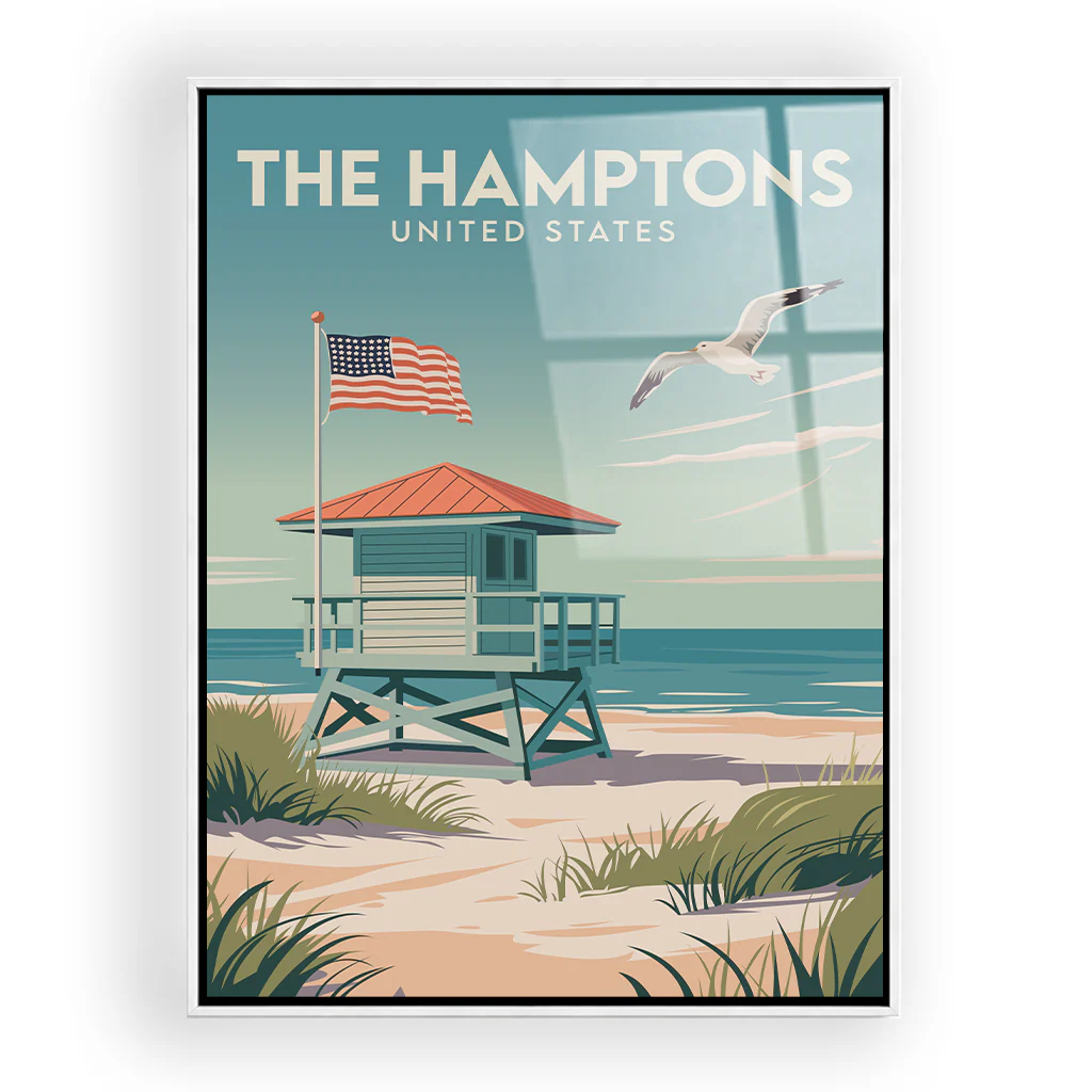 hamptons acryl_rahmen_weiss