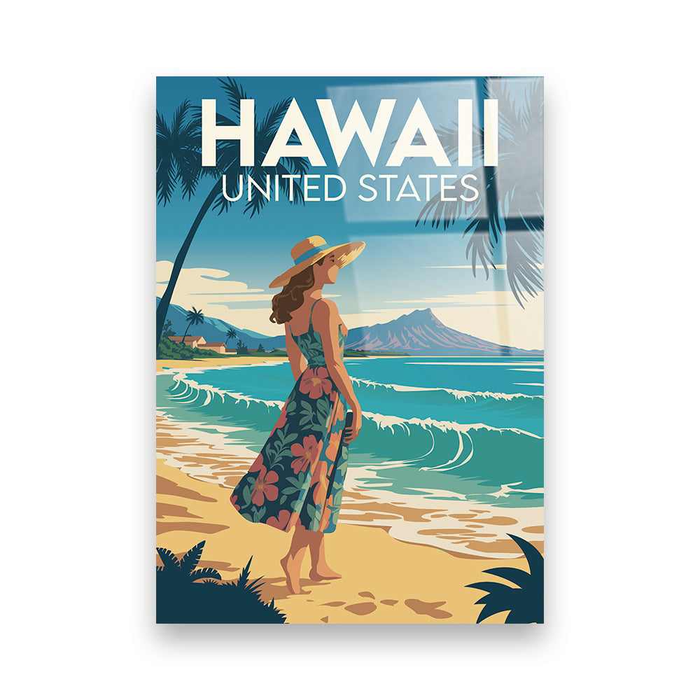Hawaii USA Acryldruck