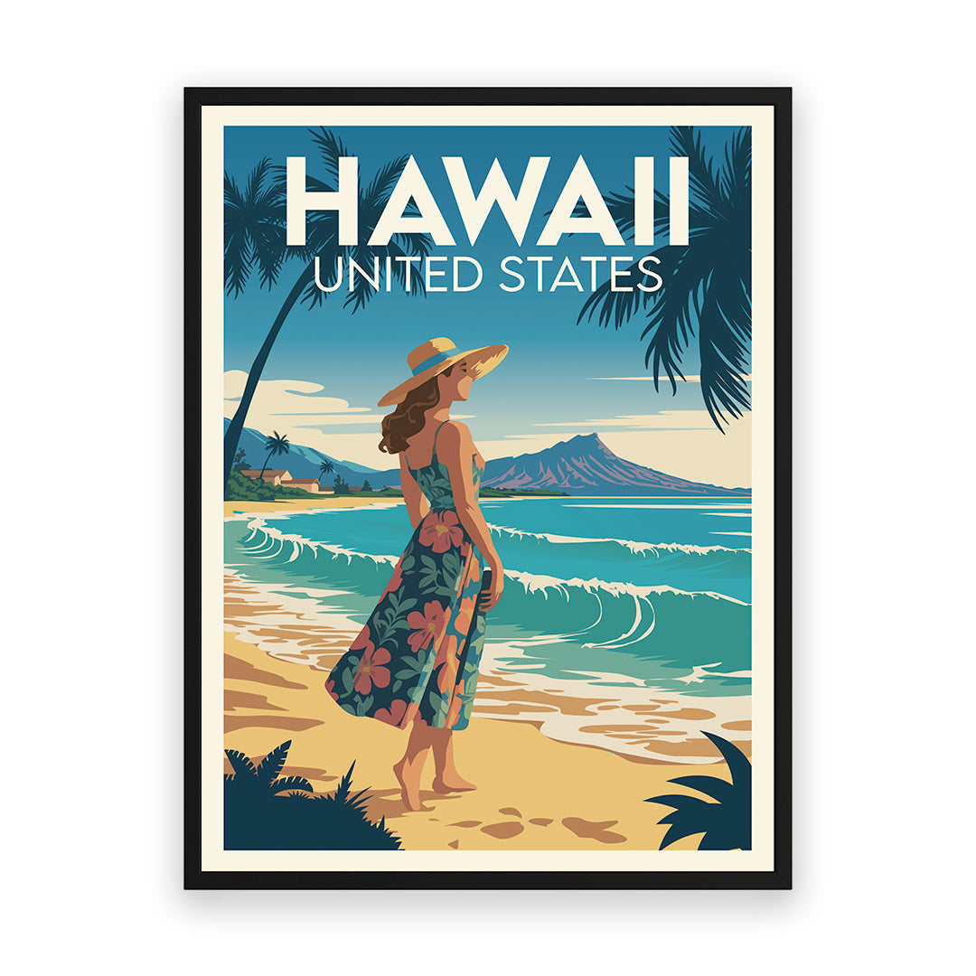 Hawaii USA Kunstdruck