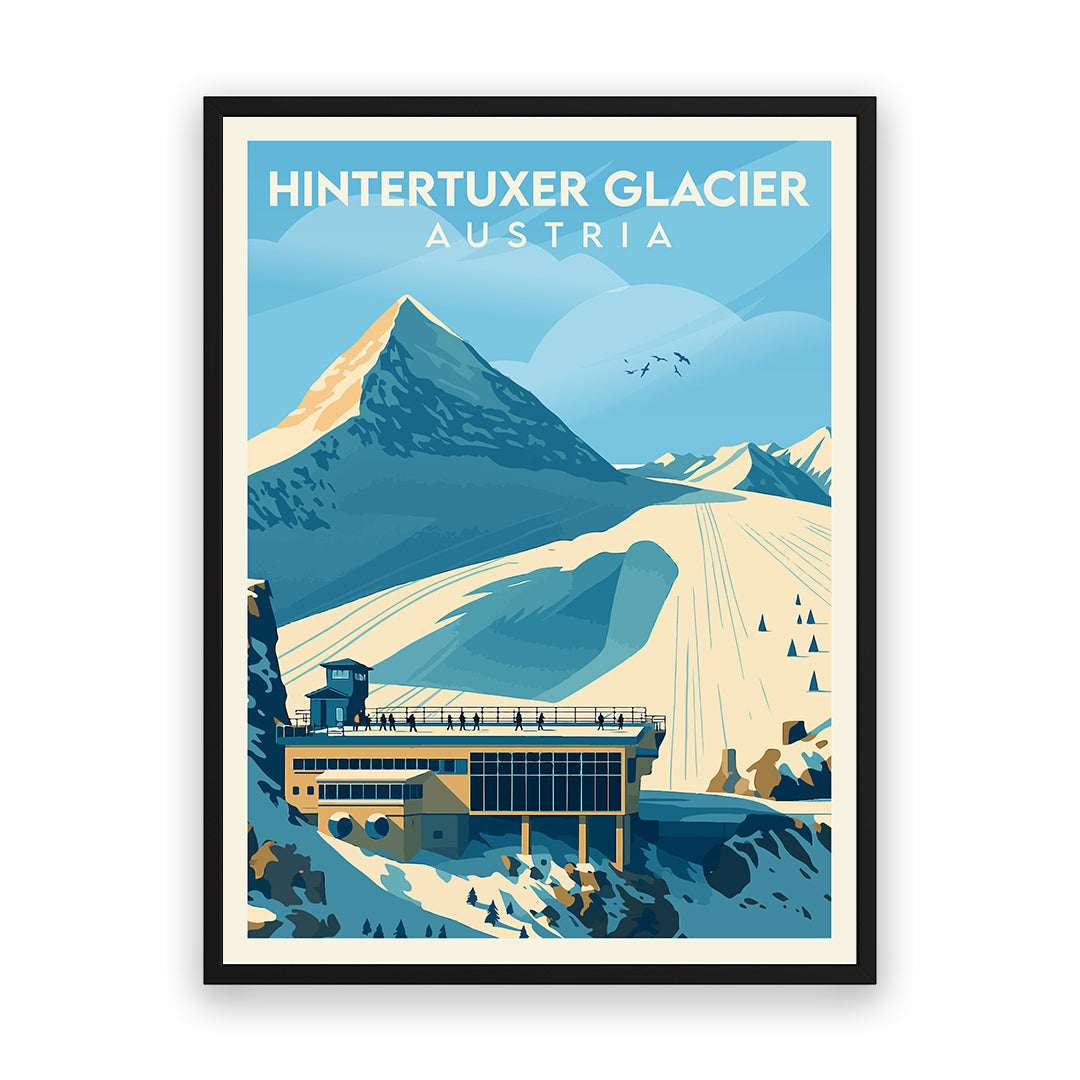 Hintertux Österreich Kunstdruck