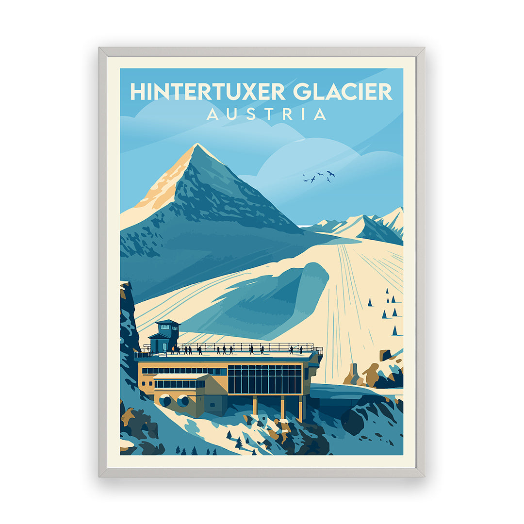 Hintertux Österreich Kunstdruck