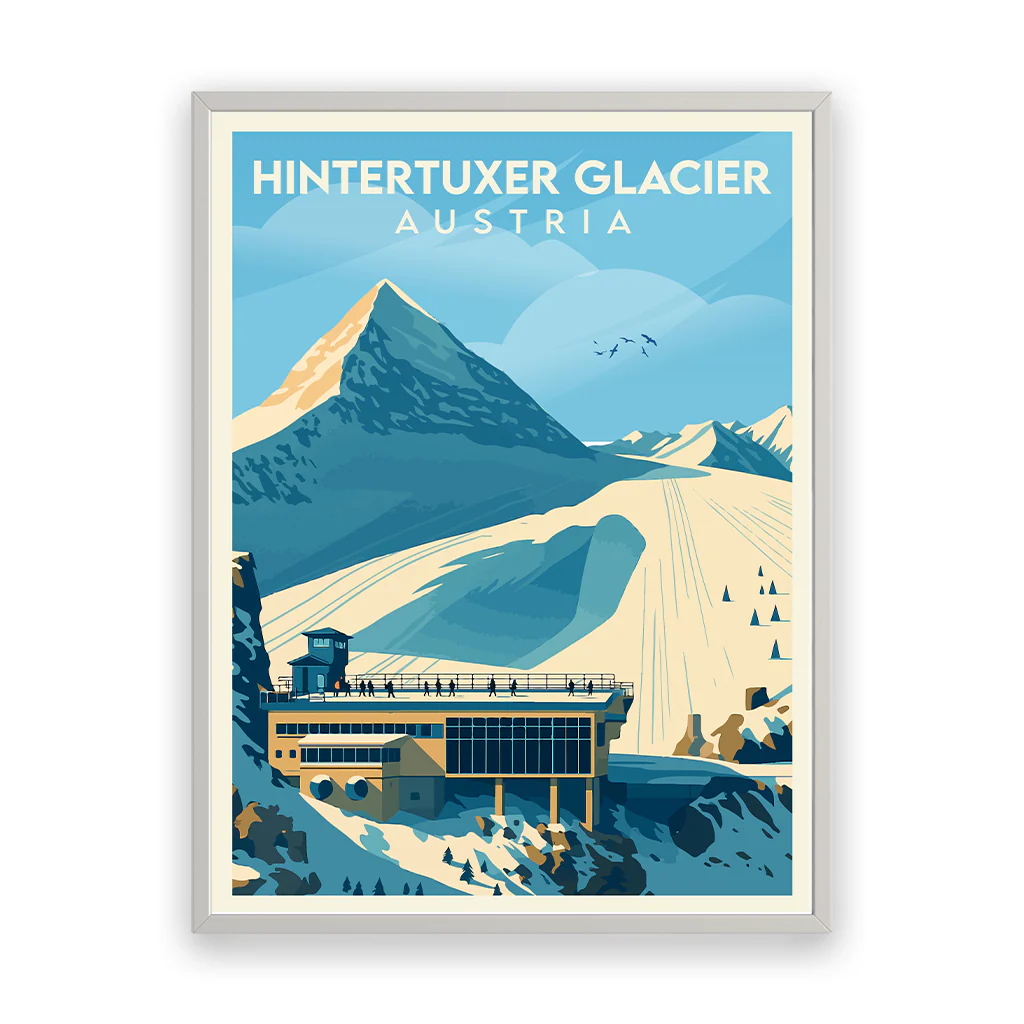 hintertux poster_rahmen_weiss