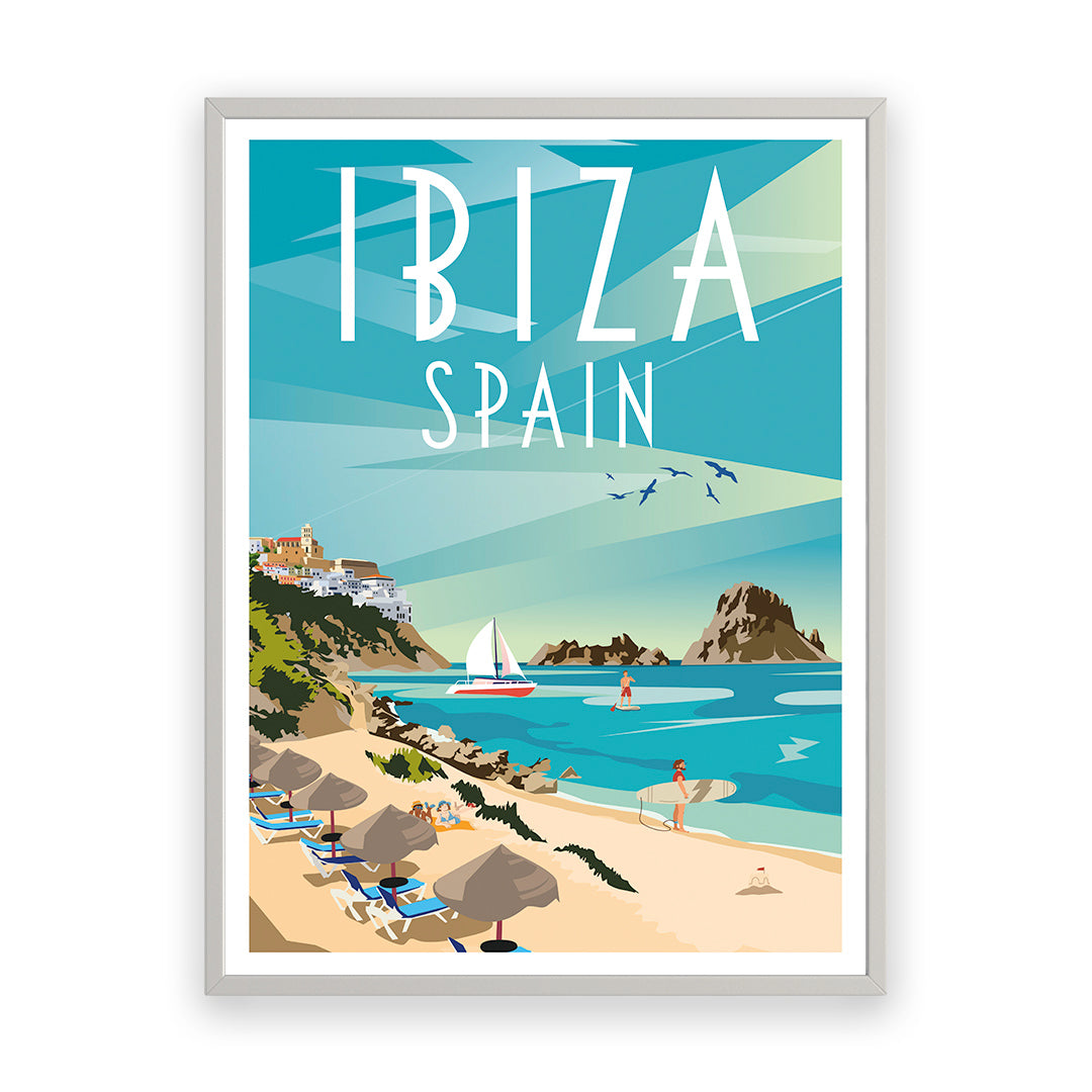 Ibiza Spanien Kunstdruck