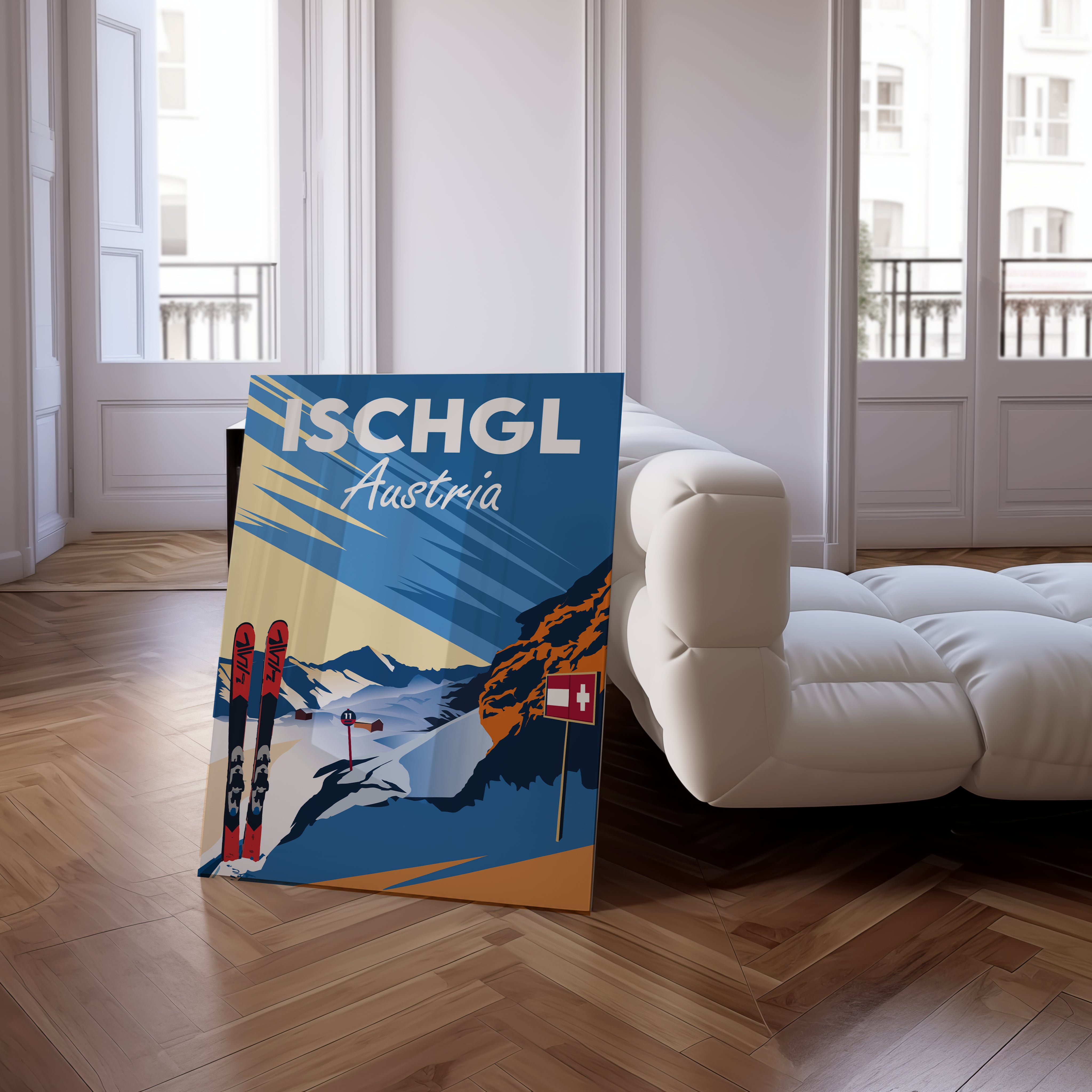 Ischgl Österreich Acryldruck