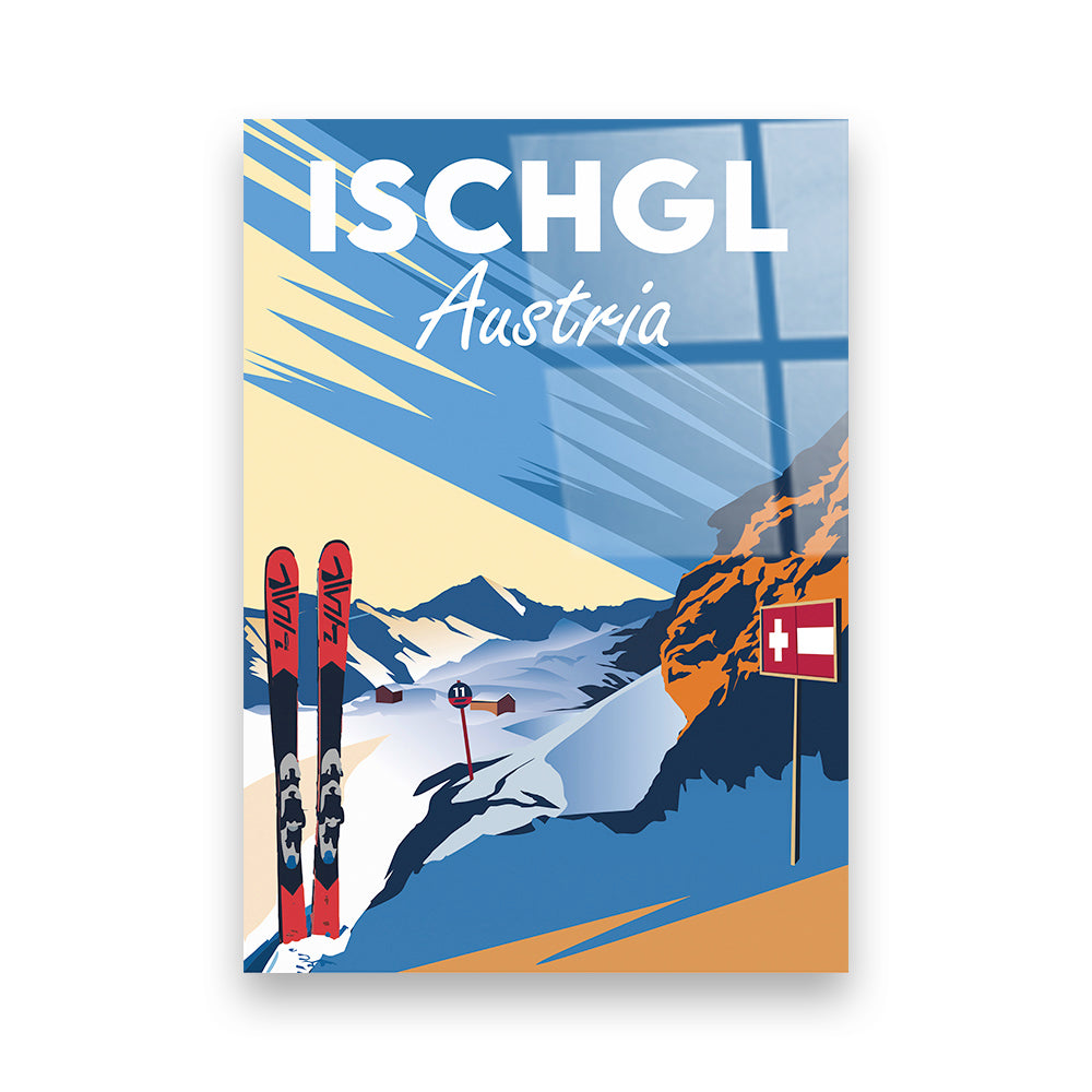 Ischgl Österreich Acryldruck