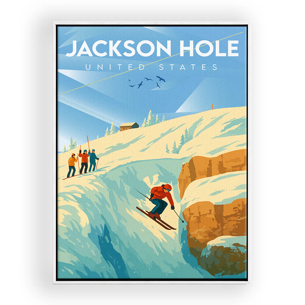 jackson-hole leinwand_rahmen_weiss