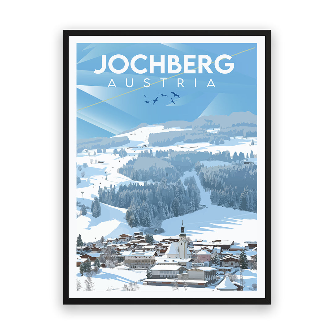 Jochberg Österreich Kunstdruck