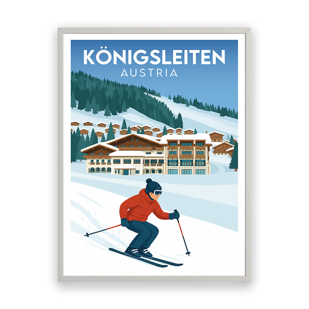 Königsleiten Österreich Kunstdruck