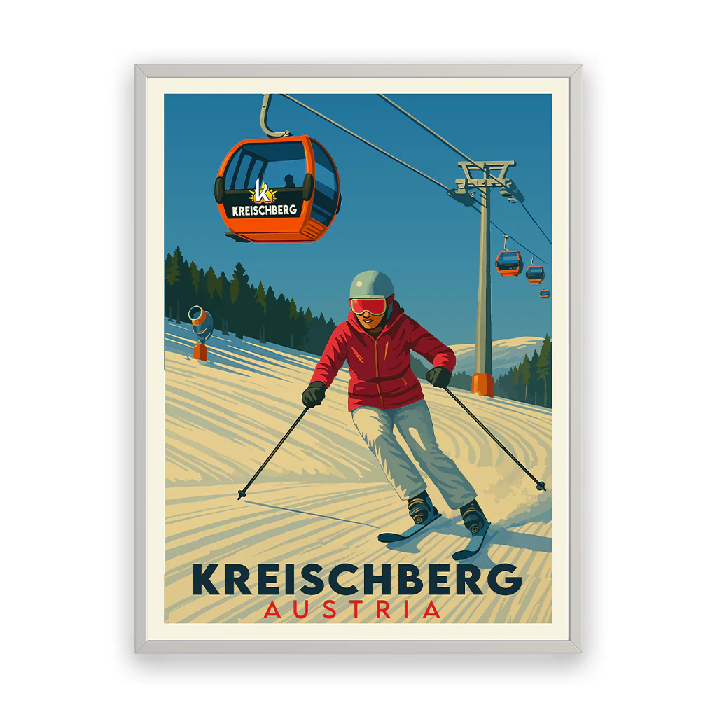 kreischberg poster_rahmen_weiss