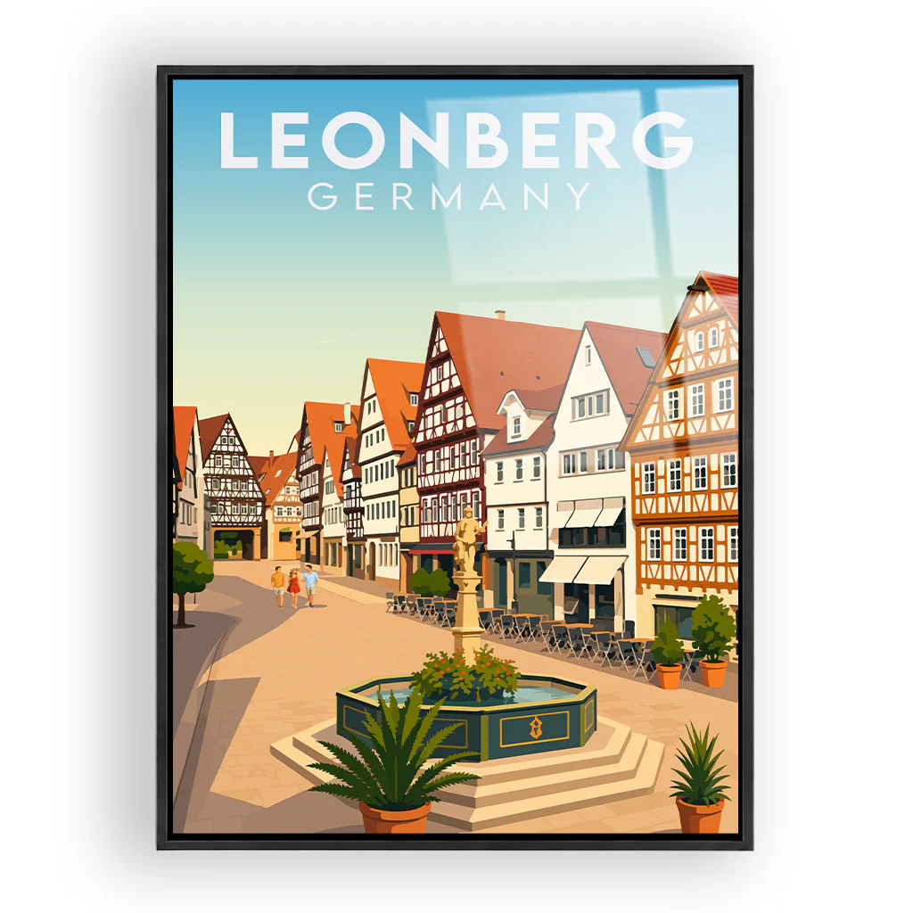 leonberg acryl_rahmen_schwarz