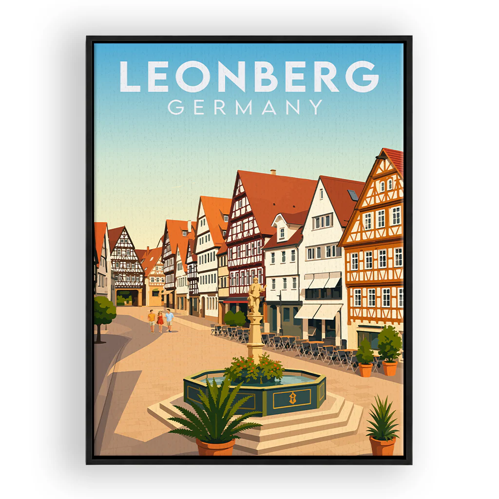 leonberg leinwand_rahmen_schwarz