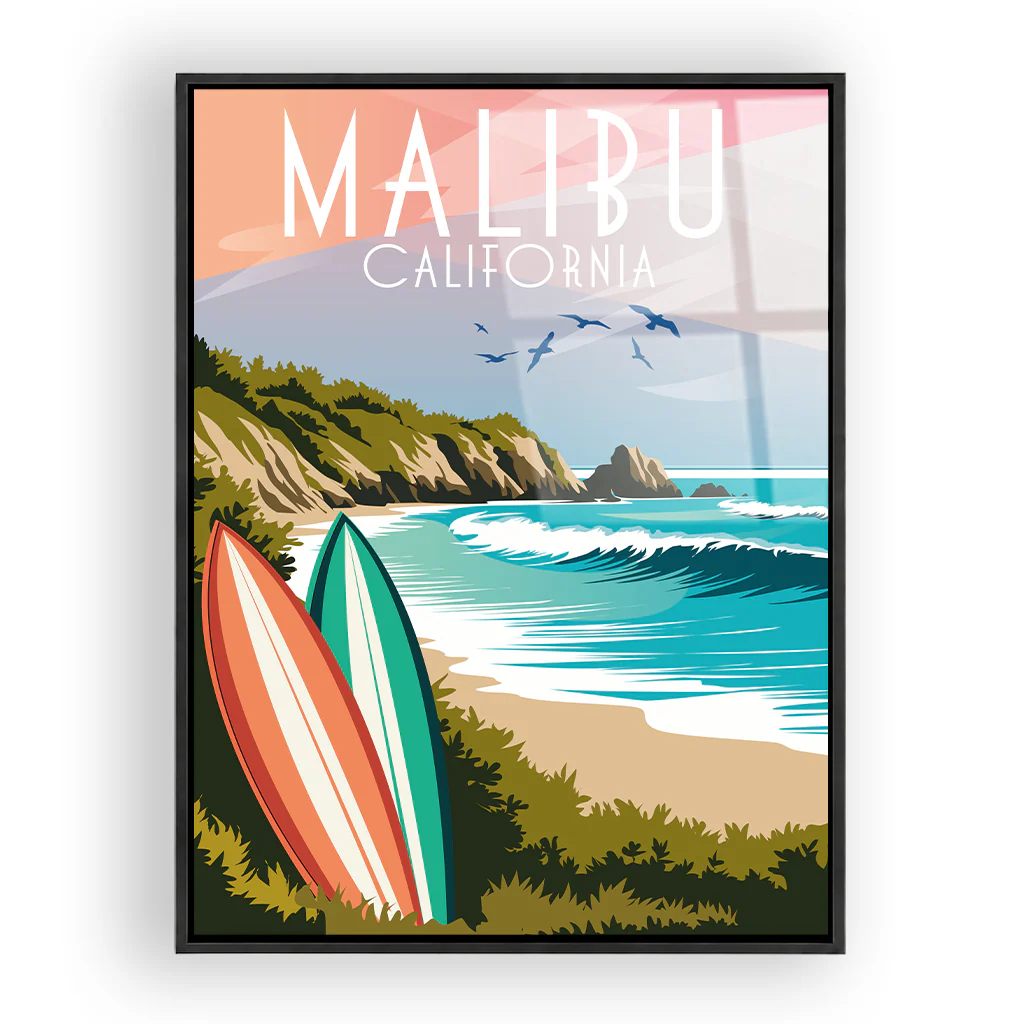 malibu acryl_rahmen_schwarz