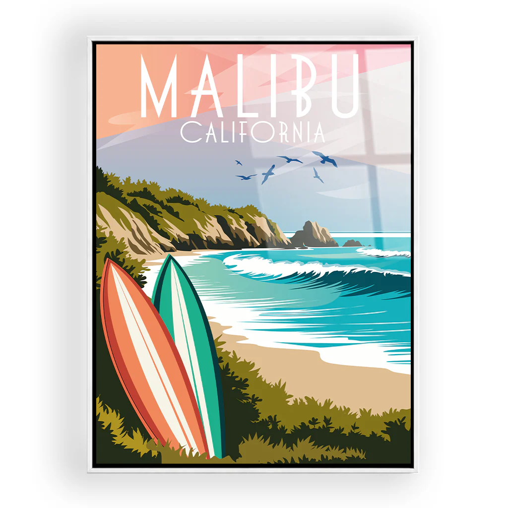 malibu acryl_rahmen_weiss