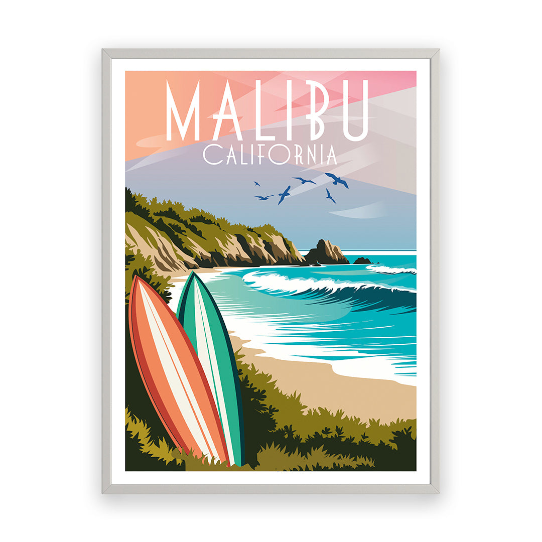 Malibu Kalifornien USA Kunstdruck