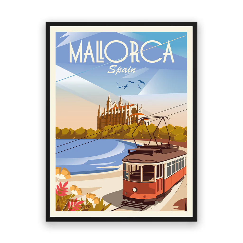 mallorca poster_rahmen_schwarz