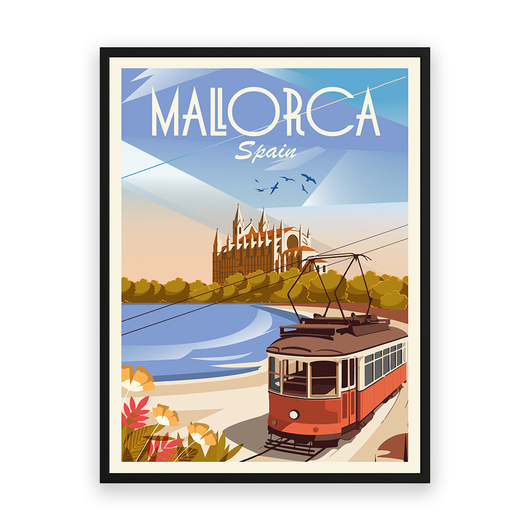 Mallorca Spanien Kunstdruck
