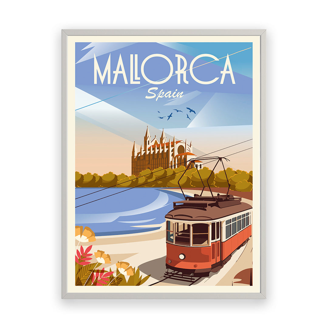 Mallorca Spanien Kunstdruck