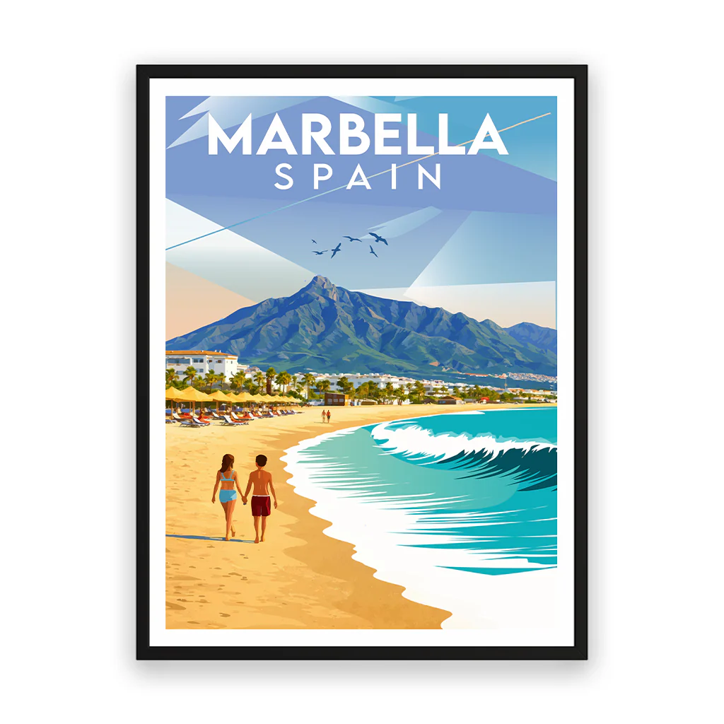 marbella poster_rahmen_schwarz