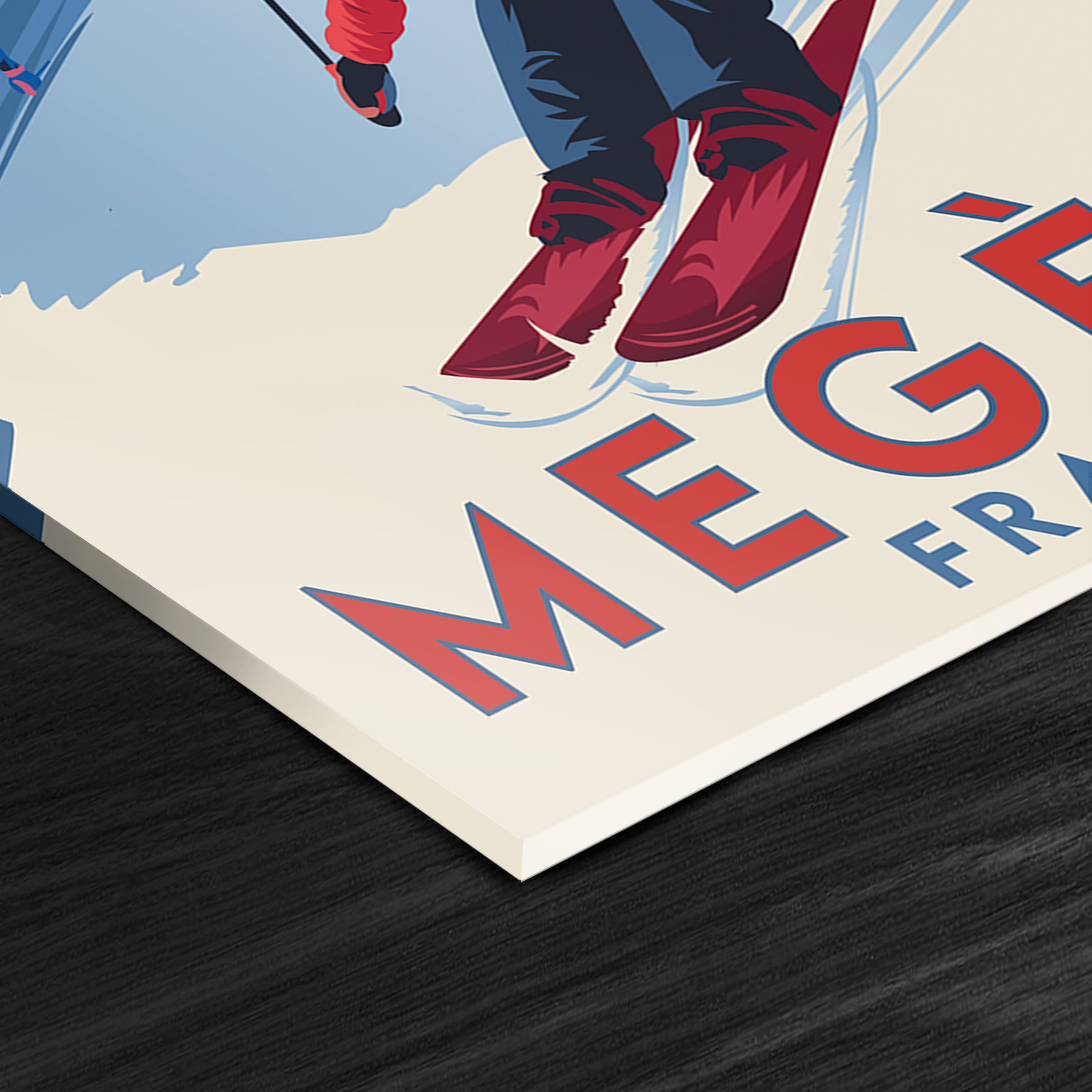 Megève Frankreich Acryldruck