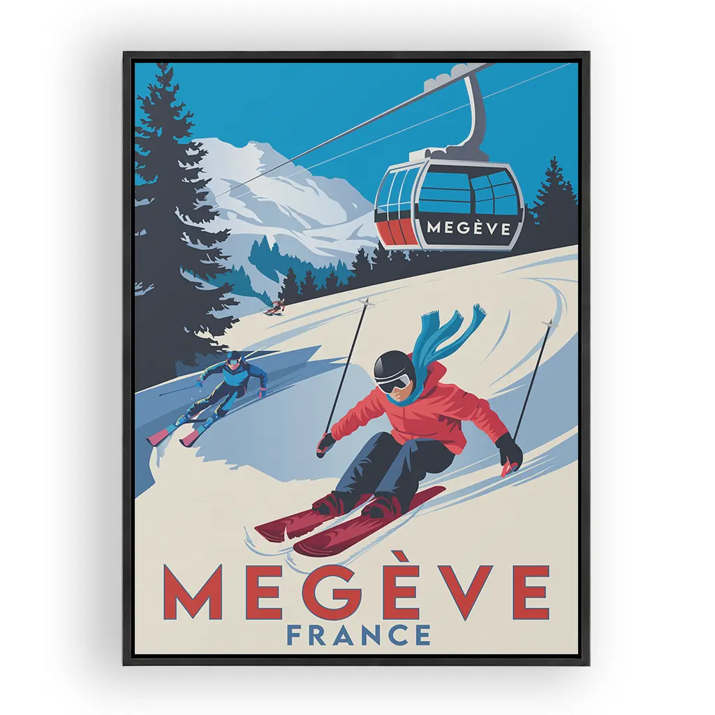 megeve Alu Rahmen Schwarz