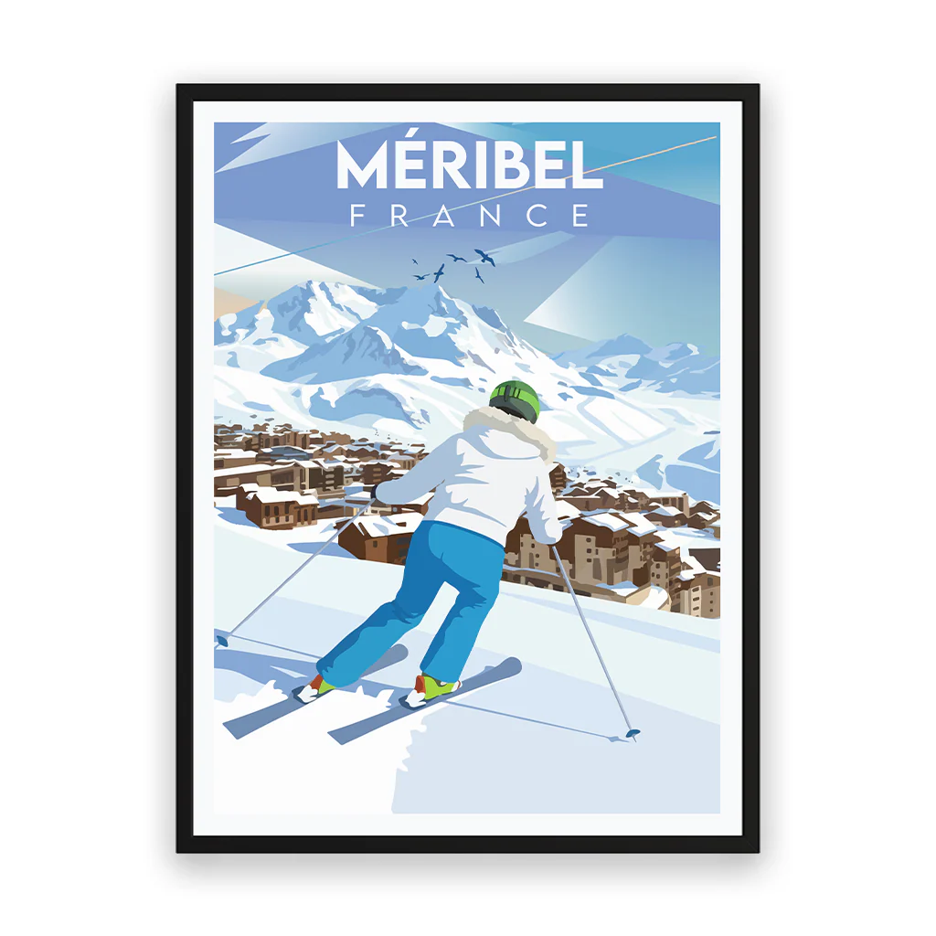 meribel poster_rahmen_schwarz